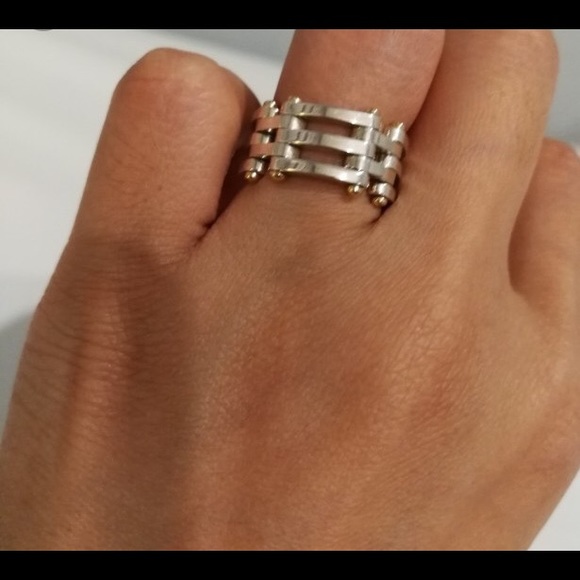 Gatelink Silver Ring 